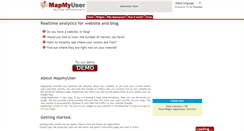 Desktop Screenshot of mapmyuser.com
